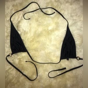 Victoria’s Secret black bathing suit peace